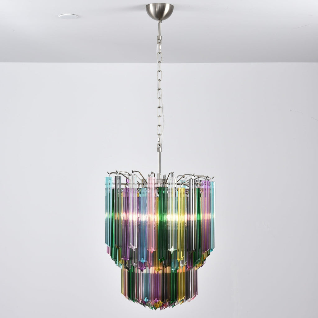 Prismatic Murano Colorful Chandelier