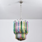 Prismatic Murano Colorful Chandelier
