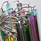 Prismatic Murano Colorful Chandelier