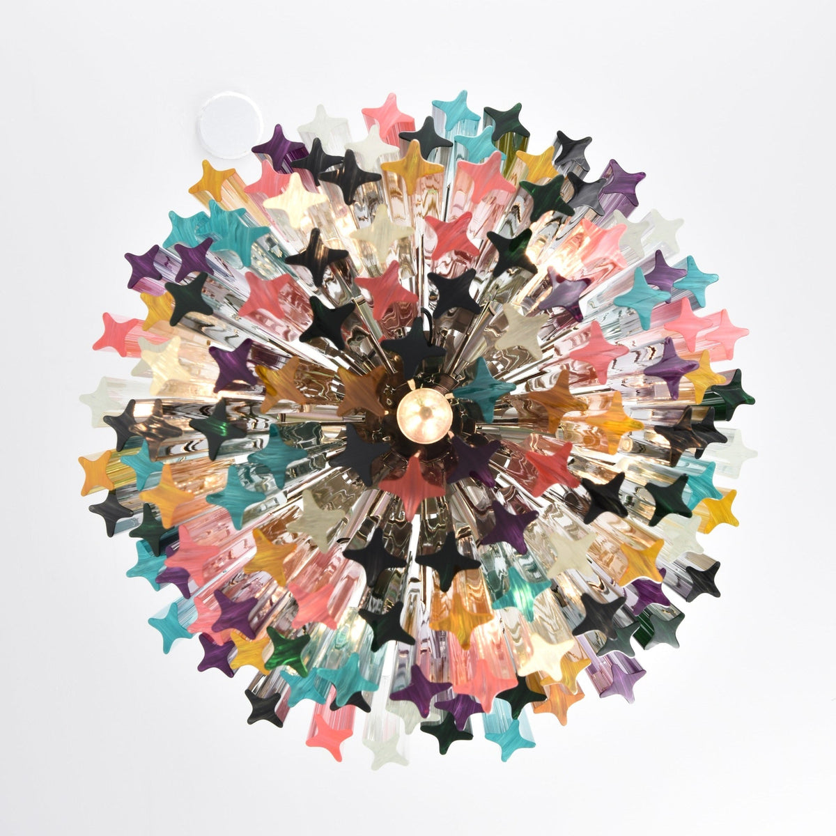 Prismatic Murano Colorful Chandelier