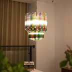 Prismatic Murano Colorful Chandelier