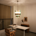 Prismatic Murano Colorful Chandelier