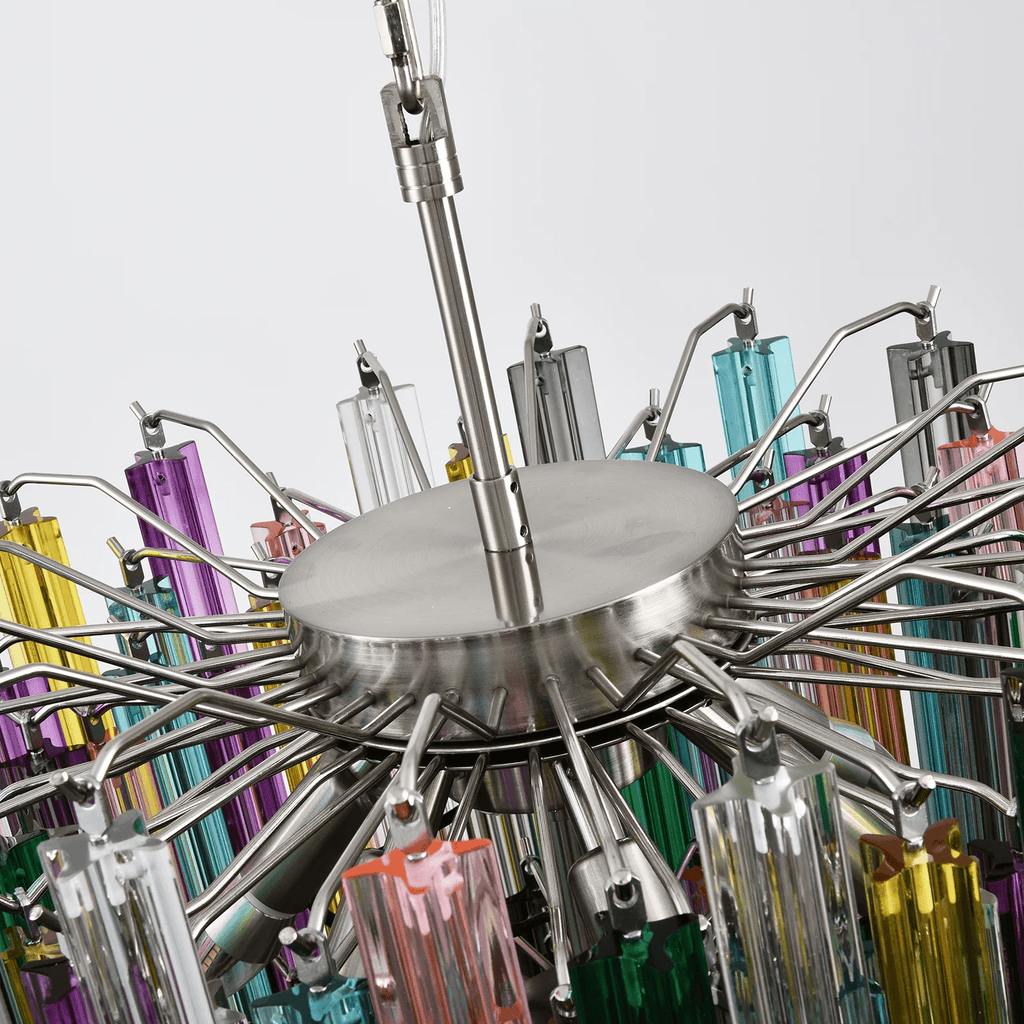 Prismatic Murano Colorful Chandelier