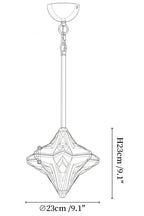 Prismatic Star Pendant Lamp