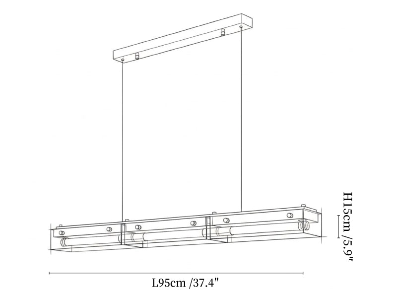Prism Line Linear Pendant Lamp
