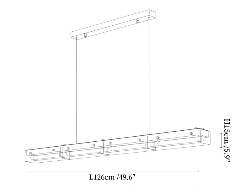 Prism Line Linear Pendant Lamp