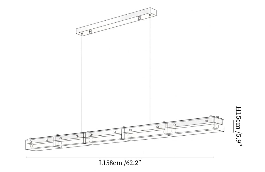 Prism Line Linear Pendant Lamp
