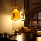 Prosperity Pouch Resin Pendant Lamp