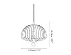 Pumpkin Adjustable Pendant Light