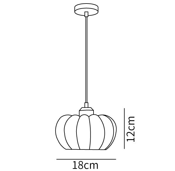 Pumpkin Pendant Light