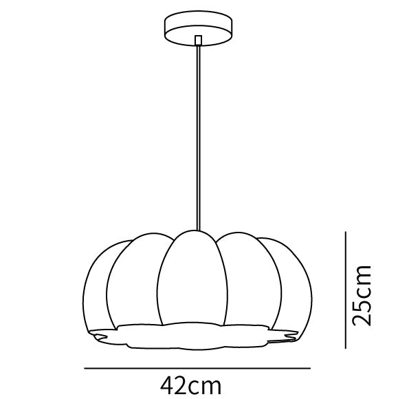 Pumpkin Pendant Light