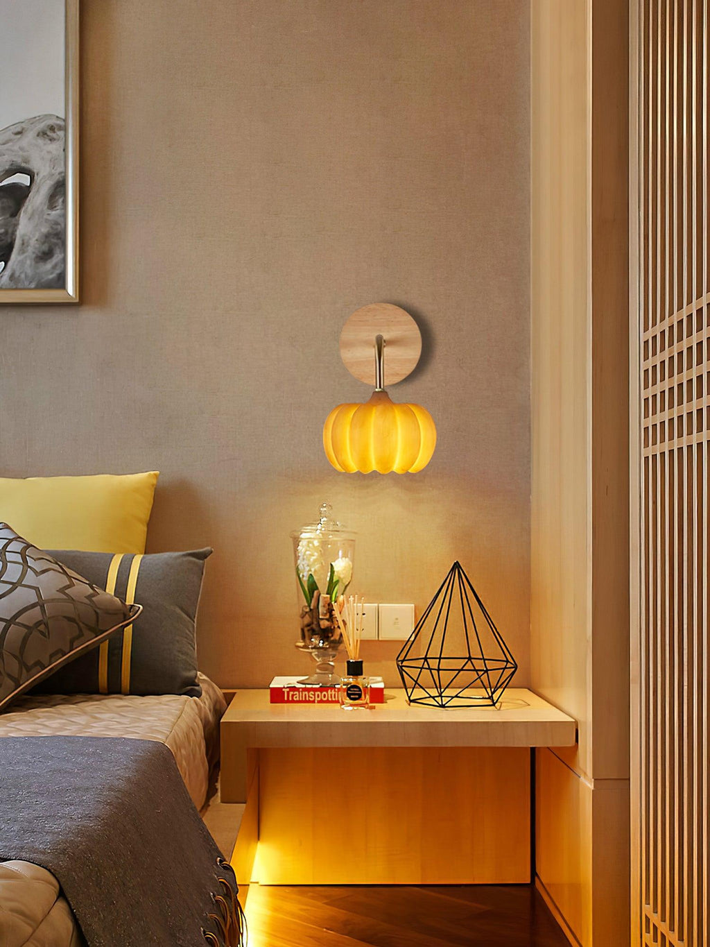 Pumpkin Wall Light