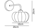 Pumpkin Wall Light