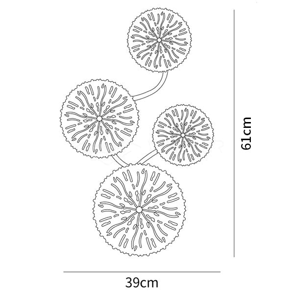 Lotus Leaf Wall Sconce