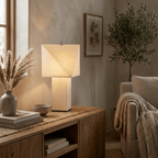 Quadrella Paper Shade Table Lamp
