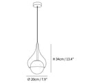 Quartet of Light Glass Pendant Series