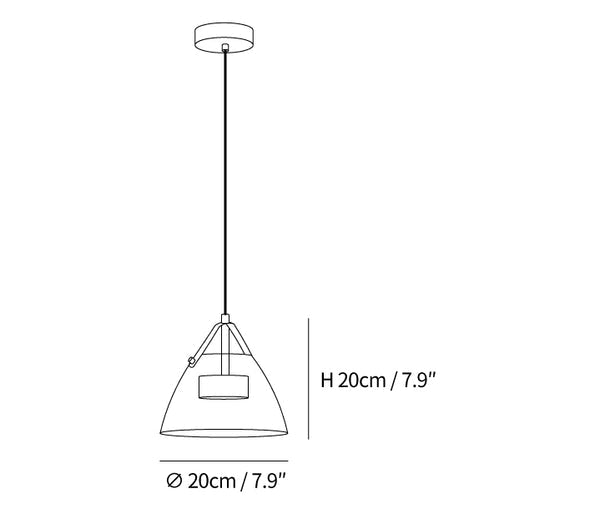 Quartet of Light Glass Pendant Series
