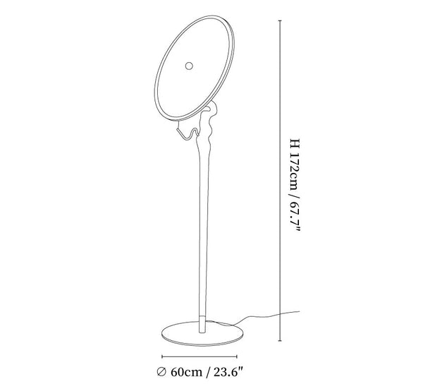 Radar Transmitter Floor Lamp