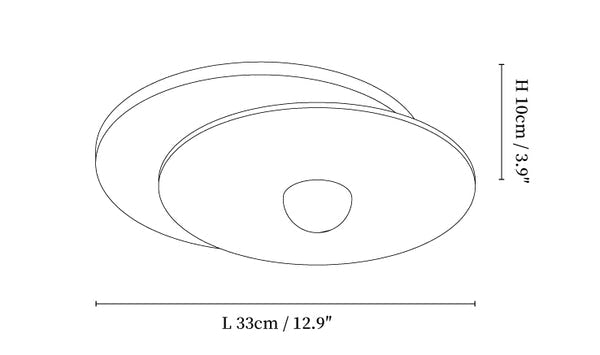 Radiant Disc Ceiling Lamp