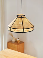 Raffia Floral Pendant Lamp
