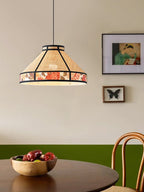 Raffia Floral Pendant Lamp