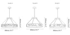 Raffia Floral Pendant Lamp