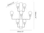 Raggiera Alabaster Globe Wall Sconce