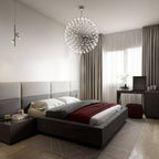 Silver Spark Ball Pendant Light