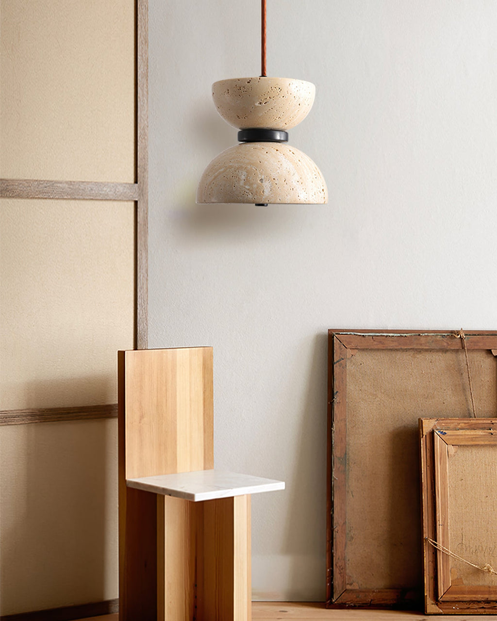 Vireo Travertine Pendant Light