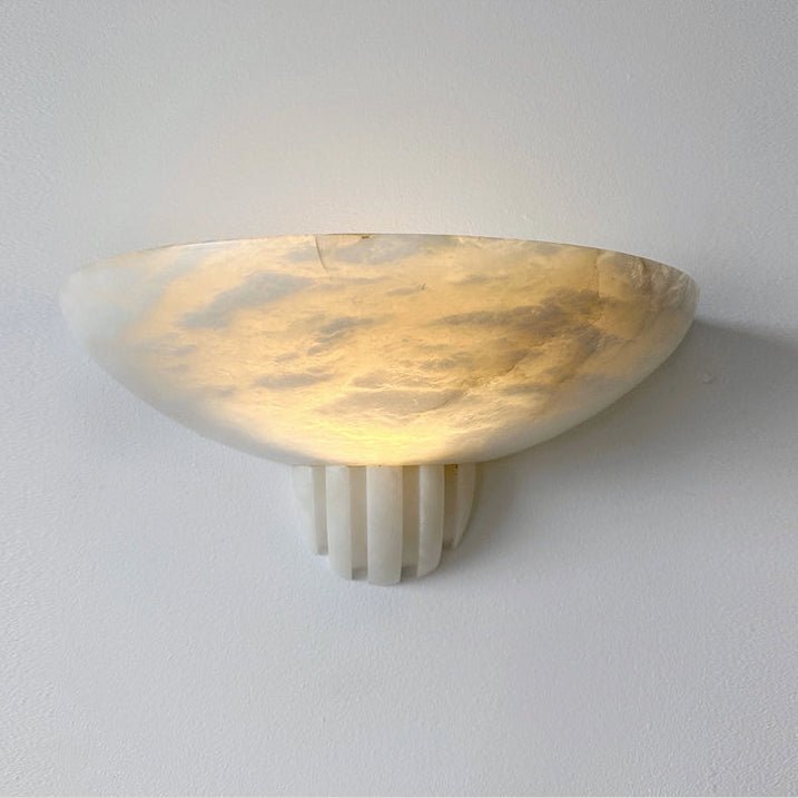 Rare Alabaster Wall Sconce