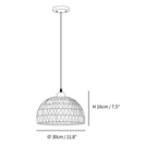 Rattan Arch Pendant Lamp