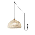 Rattan Arch Swag Pendant Lamp