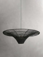 Rattan Coolie Hat Pendant Lamp