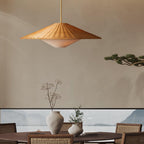 Rattan Hat Pendant Light