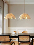 Rattan Lotus Pendant Lamp