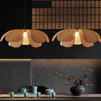 Rattan Petal Pendant Lamp