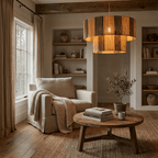 Ravelle Raffia Tiered Pendant Light
