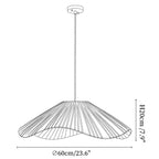 Ravelle Woven Raffia Pendant Light