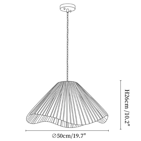 Ravelle Woven Raffia Pendant Light