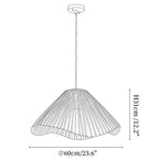 Ravelle Woven Raffia Pendant Light