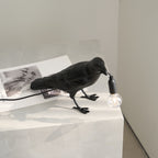Raven Resin Table Lamp