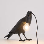 Raven Resin Table Lamp