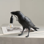 Raven Resin Table Lamp