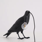 Raven Resin Table Lamp