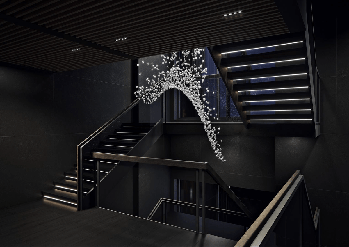 Raw Crystal Customize Chandelier