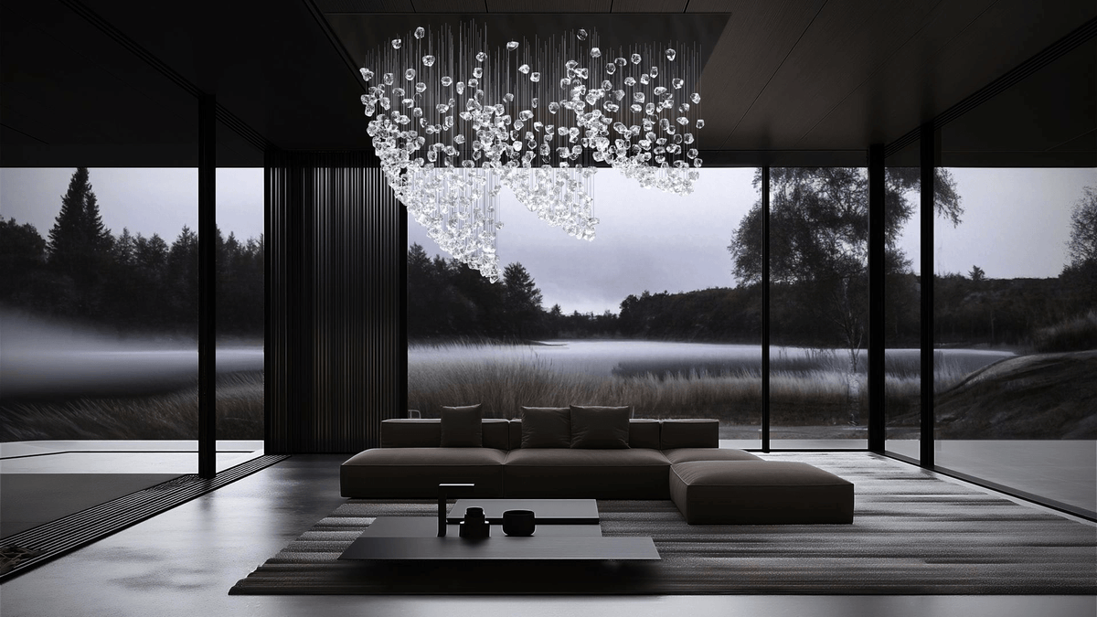 Raw Crystal Customize Chandelier