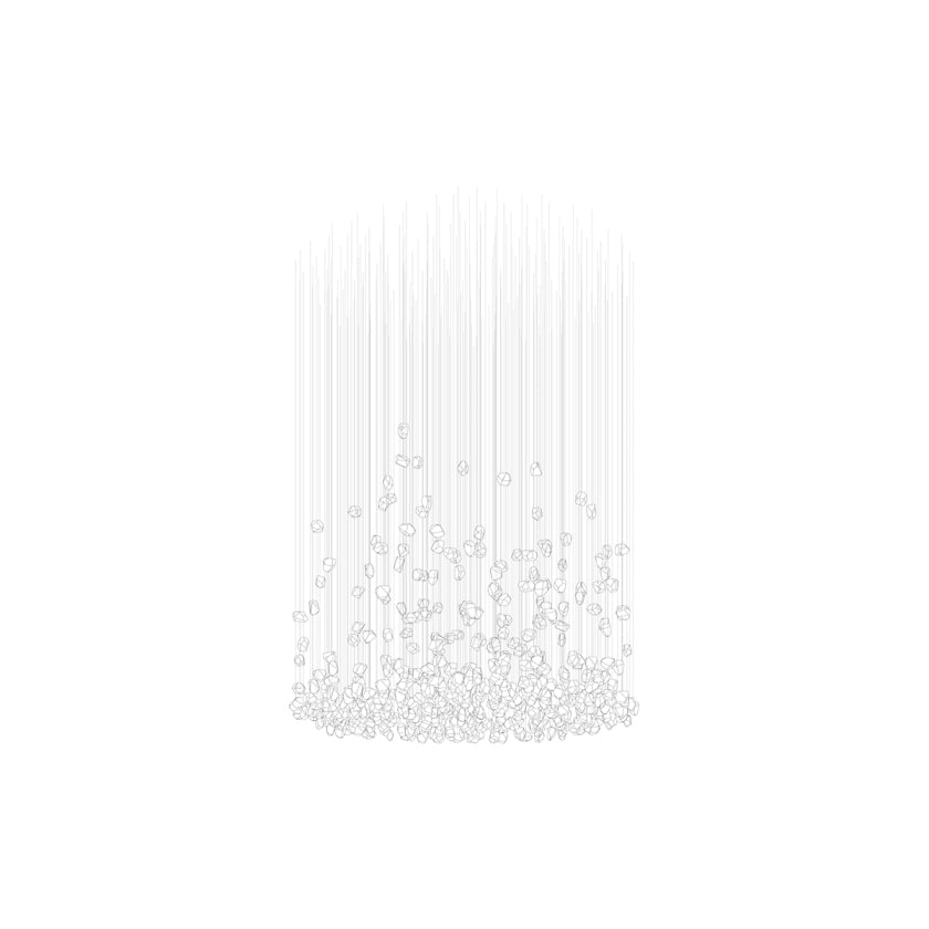 Raw Crystal Customize Chandelier