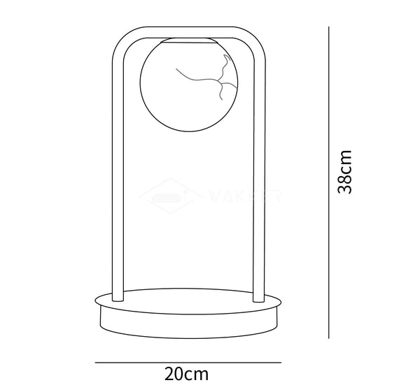 Rebirth Alabaster Table Lamp