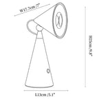 Rechargeable Cone Table Lamp