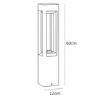 Rectangular Column Garden Outdoor Light